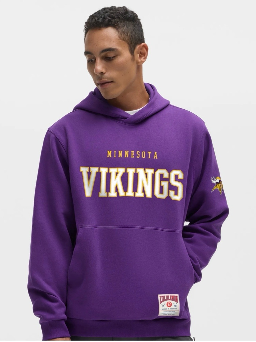 Lululemon Steady State Pullover Hoodie Minnesota Vikings NWT